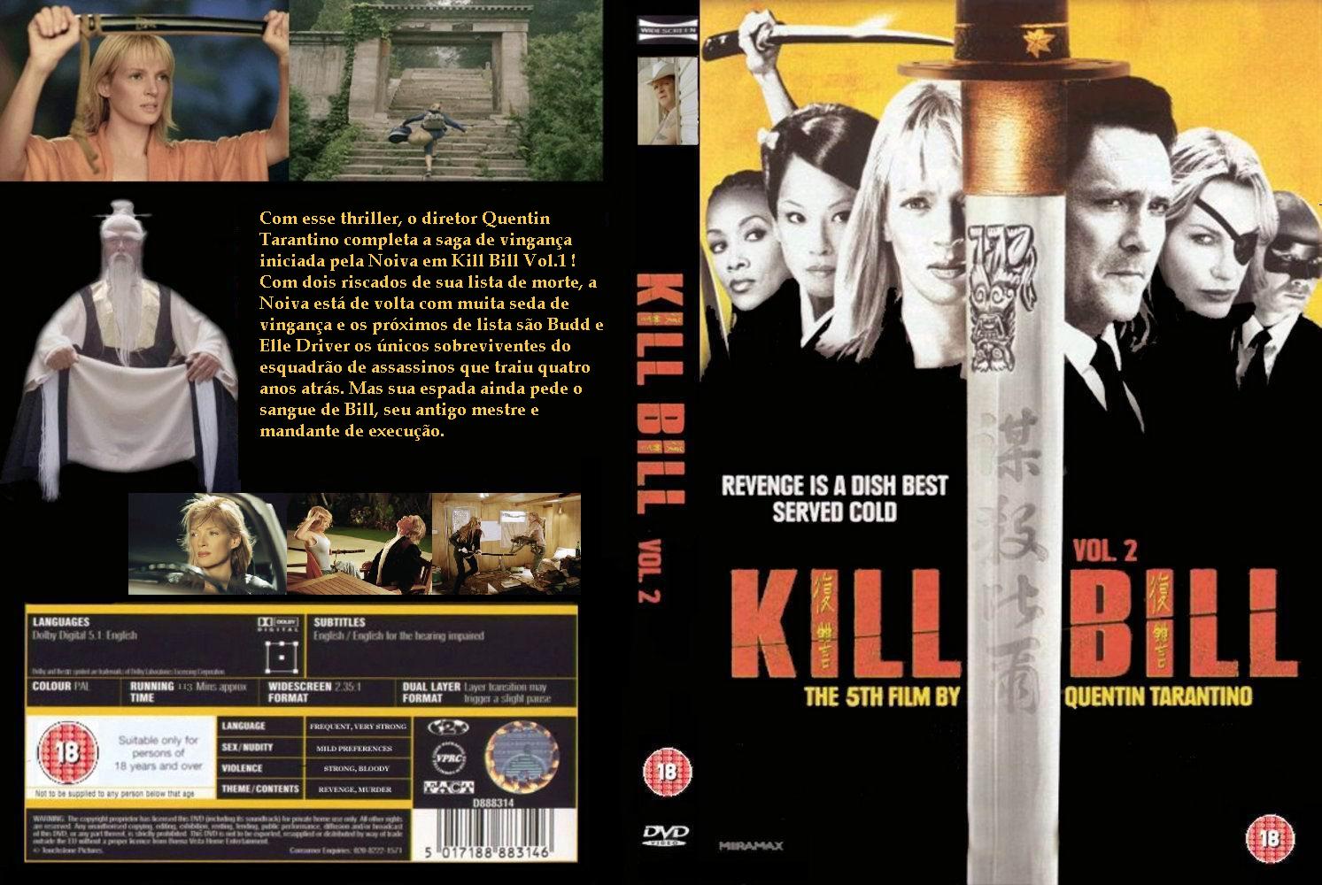Kill Bill 2 - CAPAS DE DVD - CAPAS PARA DVD
