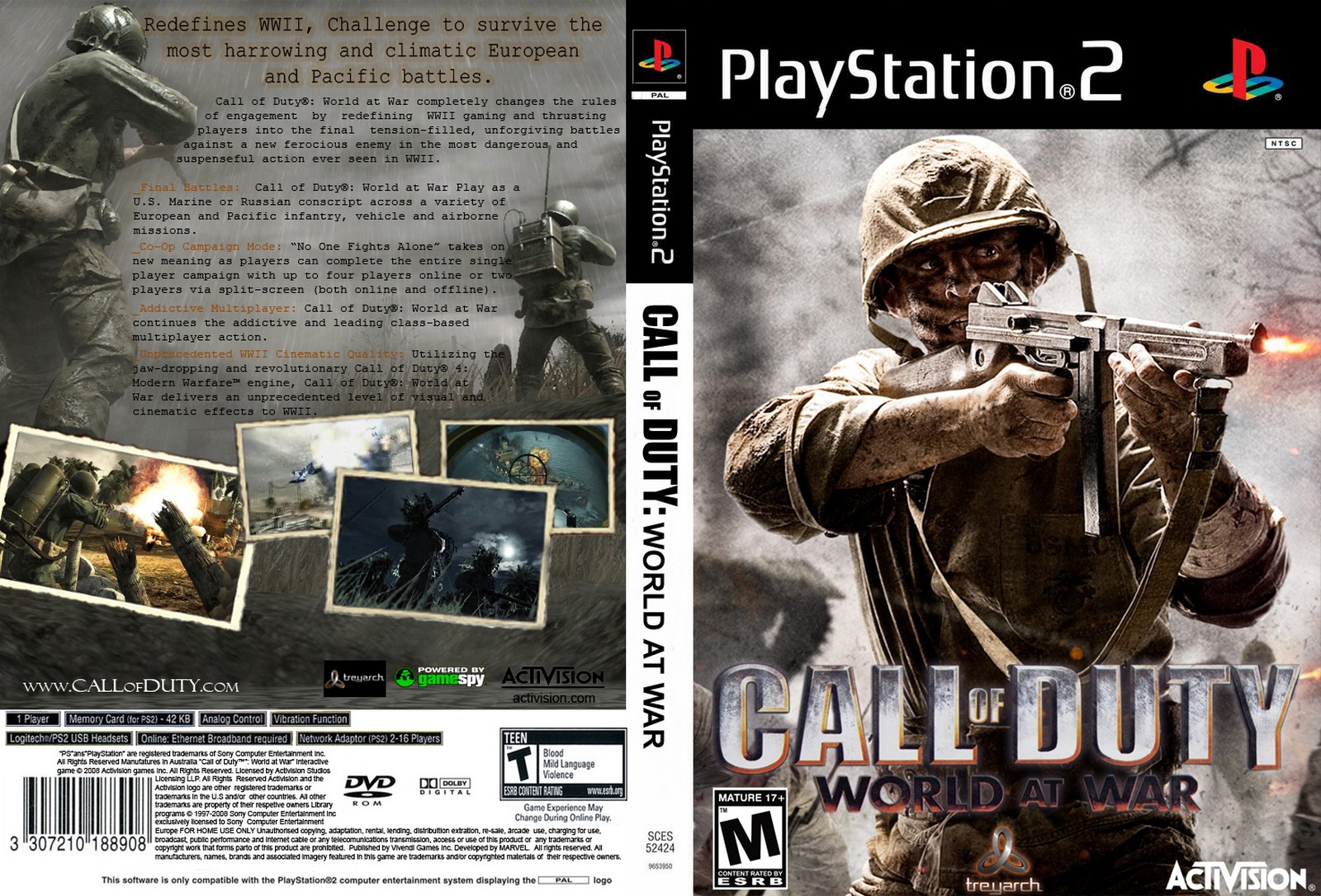 Call of Duty: World at War Seminovo - PS2 - Stop Games - A loja de games  mais completa de BH!