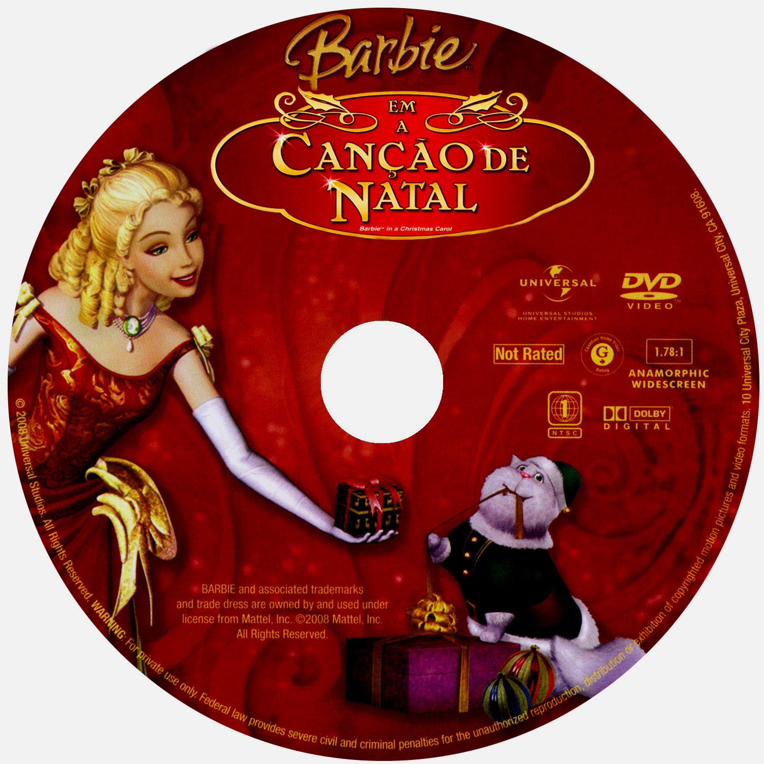 Barbie – A Canção De Natal | CAPAS DE DVD - CAPAS PARA DVD