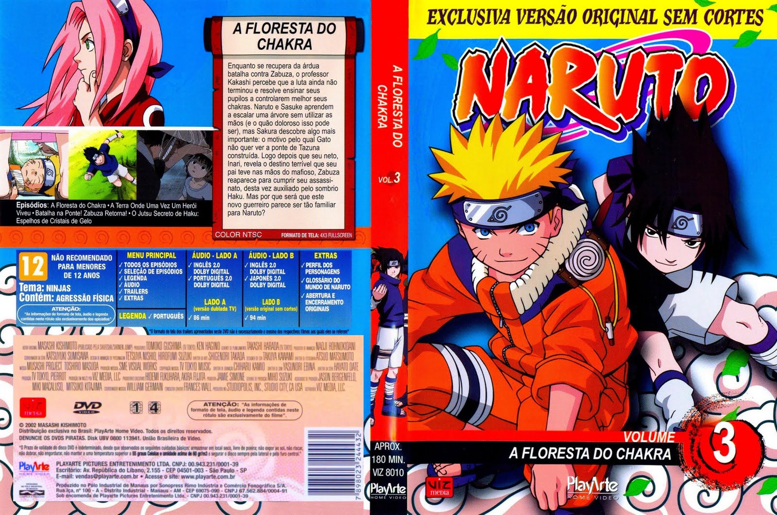 Naruto Volume 03 – A Floresta Do Chakra
