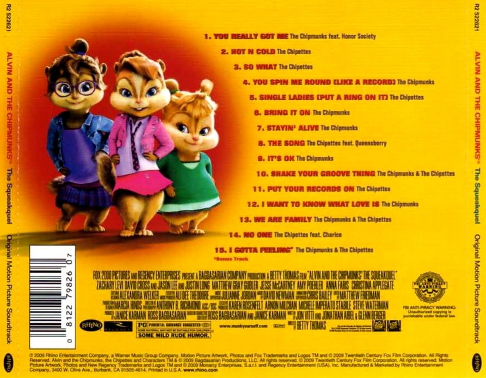 Alvin And The Chipmunks 2 - The Squeakquel 